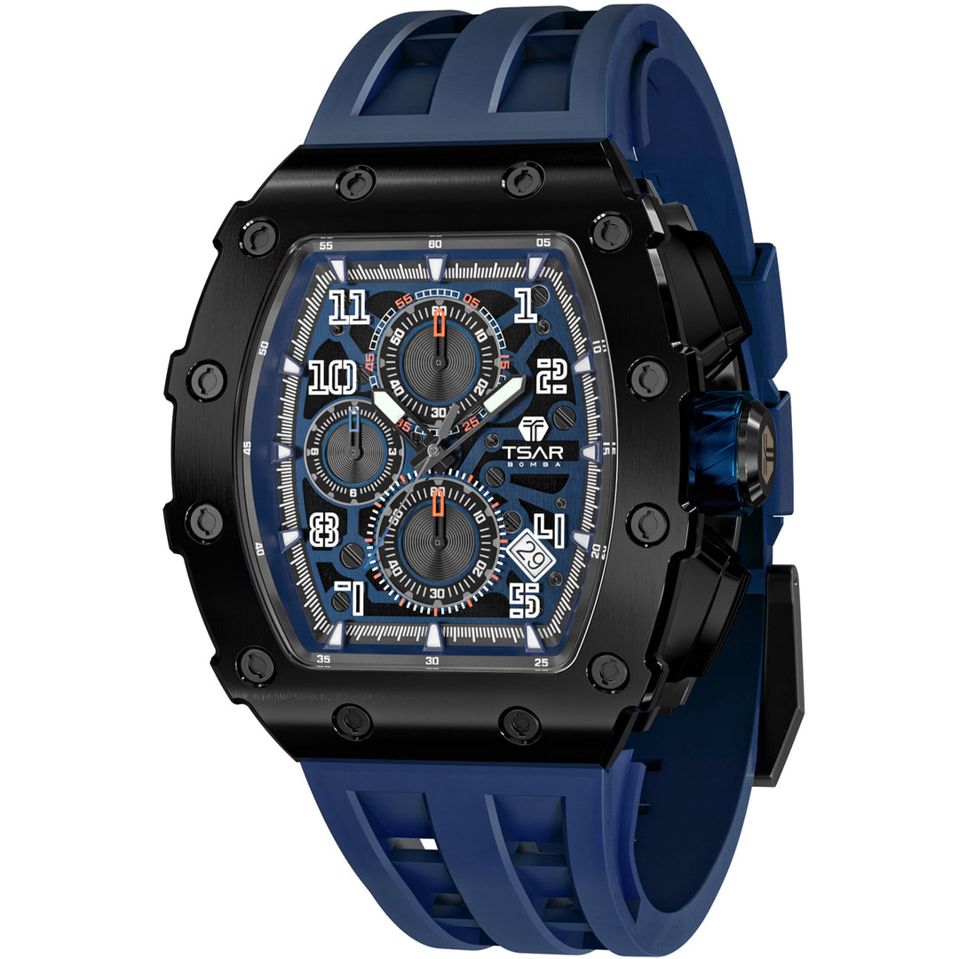 Chronograph Luminous Dial Sapphire Crystal Men's Watch -  TB8204Q-10