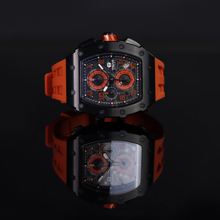 Chronograph Luminous Dial Sapphire Crystal Men's Watch -  TB8204Q-12