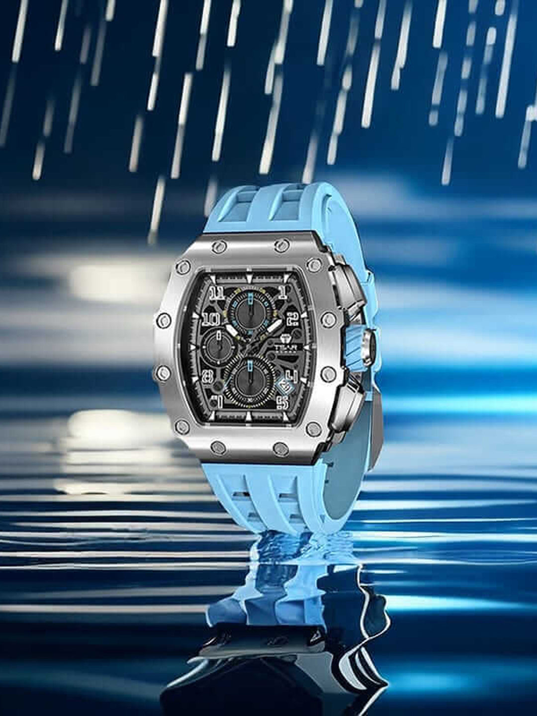 Chronograph Luminous Dial Sapphire Crystal Men's Watch -  TB8204Q-16