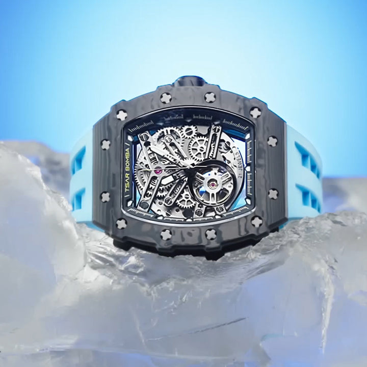 Automatic 21 Jewels Luminous Dial Sapphire Crystal Men's Watch -  TB8208CF-11