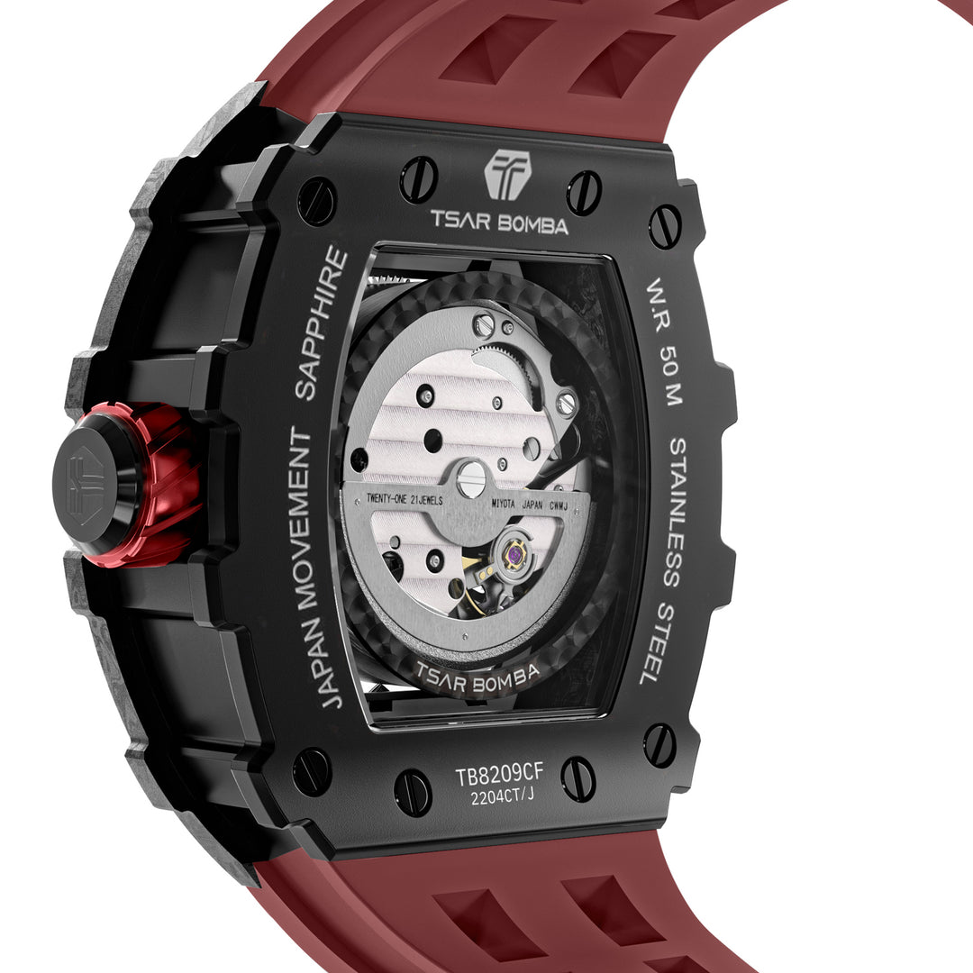 Automatic 21 Jewels Luminous Dial Sapphire Crystal Men's Watch -  TB8209CF-02