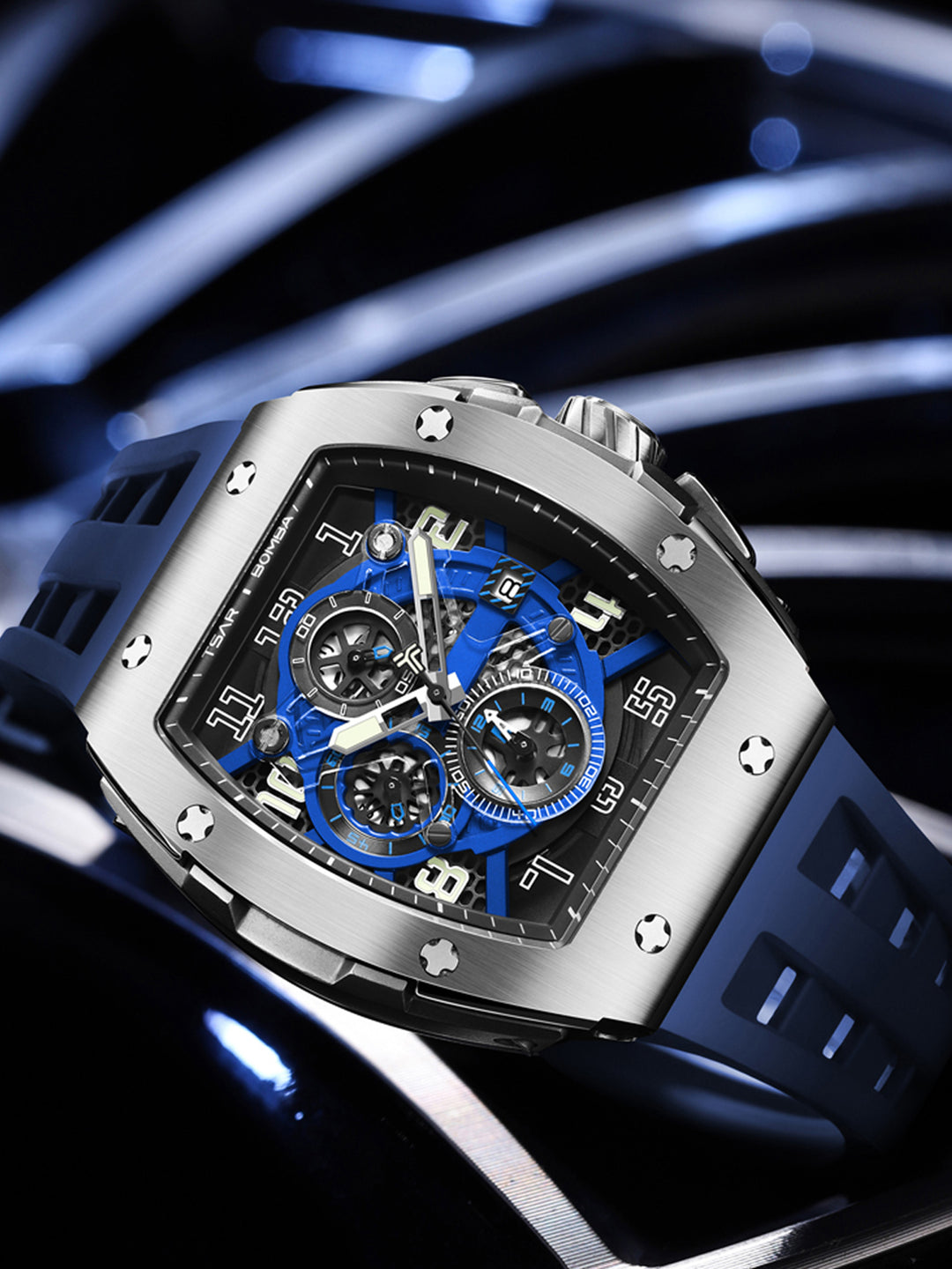 Chronograph Luminous Dial Sapphire Crystal Men's Watch -  TB8211Q-03