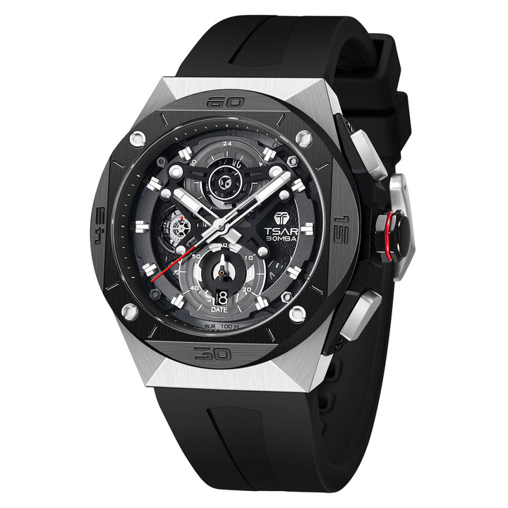 Chronograph Luminous Dial Sapphire Crystal Men's Watch -  TB8801Q-01