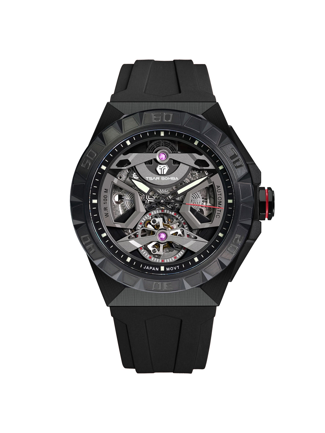 Automatic 21 Jewels Luminous Dial Sapphire Crystal Men's Watch -  TB8804A-02