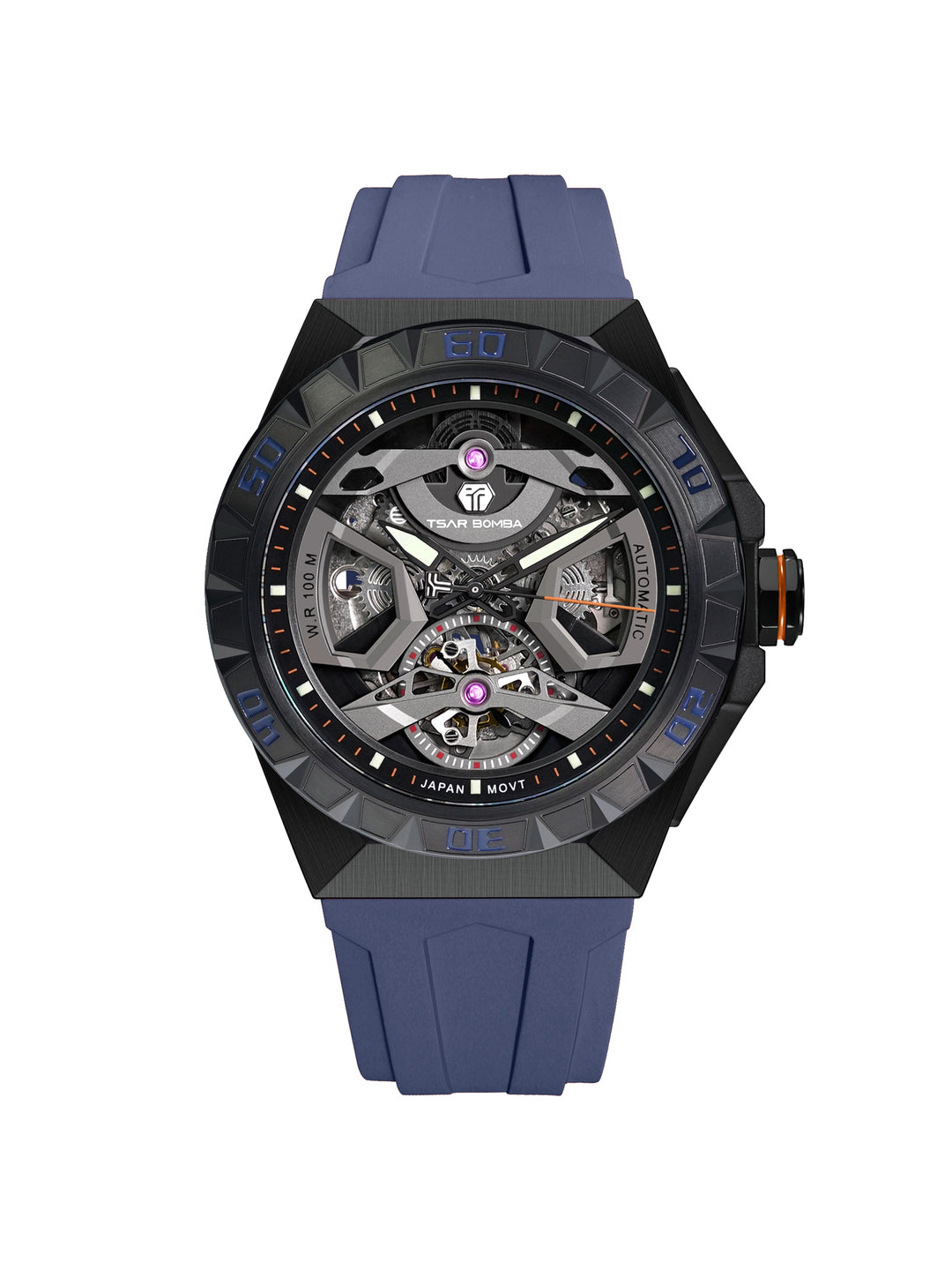 Automatic 21 Jewels Luminous Dial Sapphire Crystal Men's Watch -  TB8804A-03