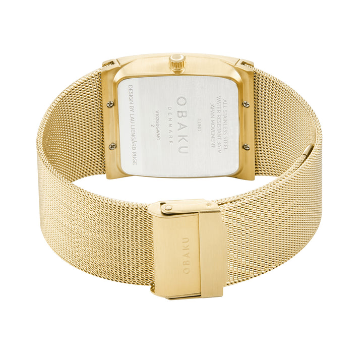 Lund Gold Quartz Men's Watch -  V102GDGWMG