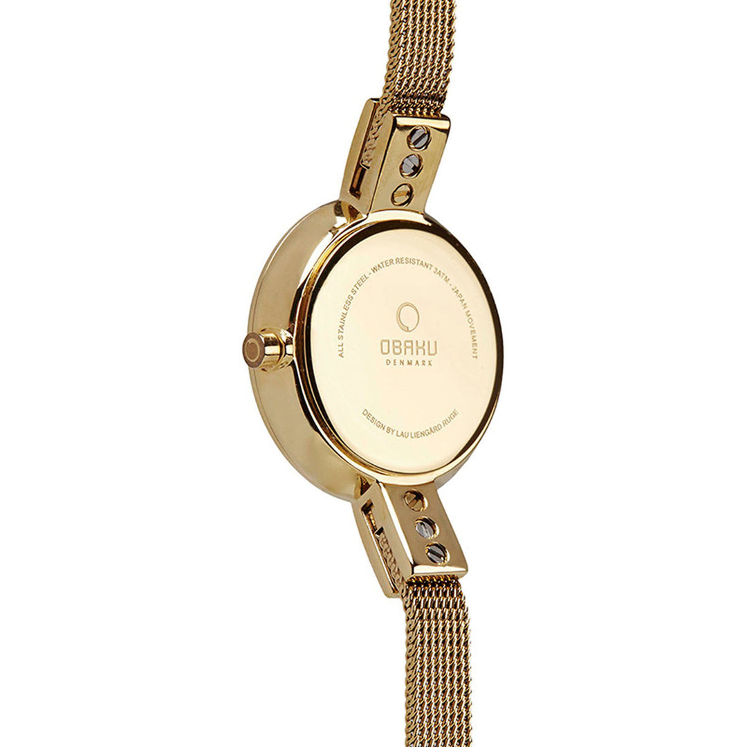 Siv Glimt Gold Quartz Women's Watch - V129LEGGMG