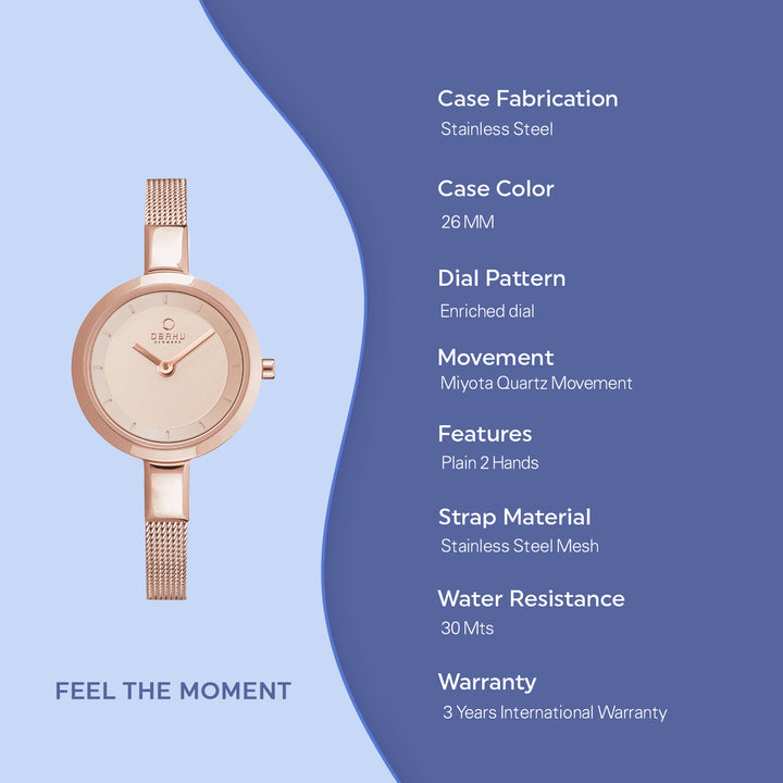 Siv Rose Quartz Women's Watch - V129LXVVMV