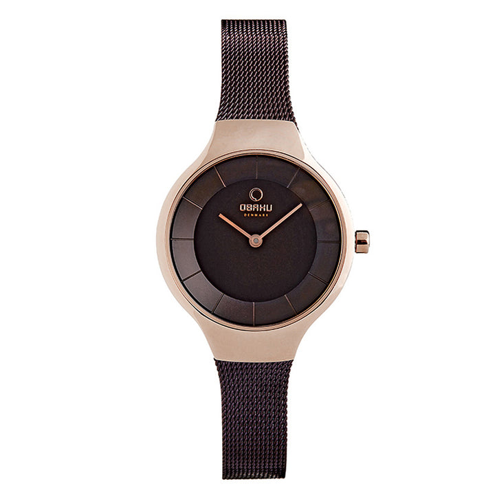 Ekko Walnut Quartz Women's Watch - V166LXVNMN