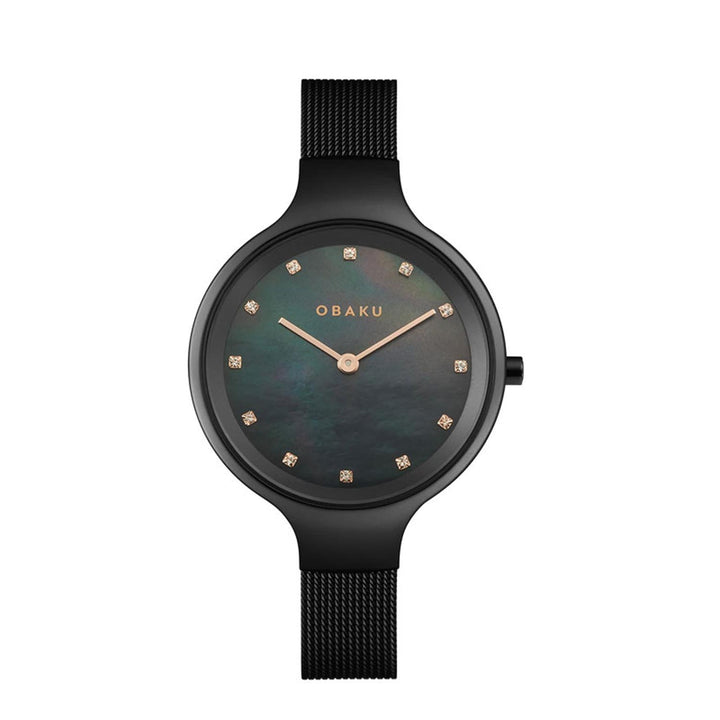 Sky-Charcoal Quartz MOP Women's Watch - V173LXBBMB