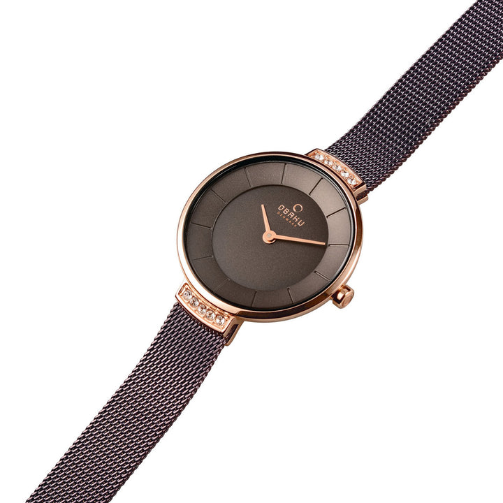 Varm Walnut Quartz Women's Watch - V177LEVNMN