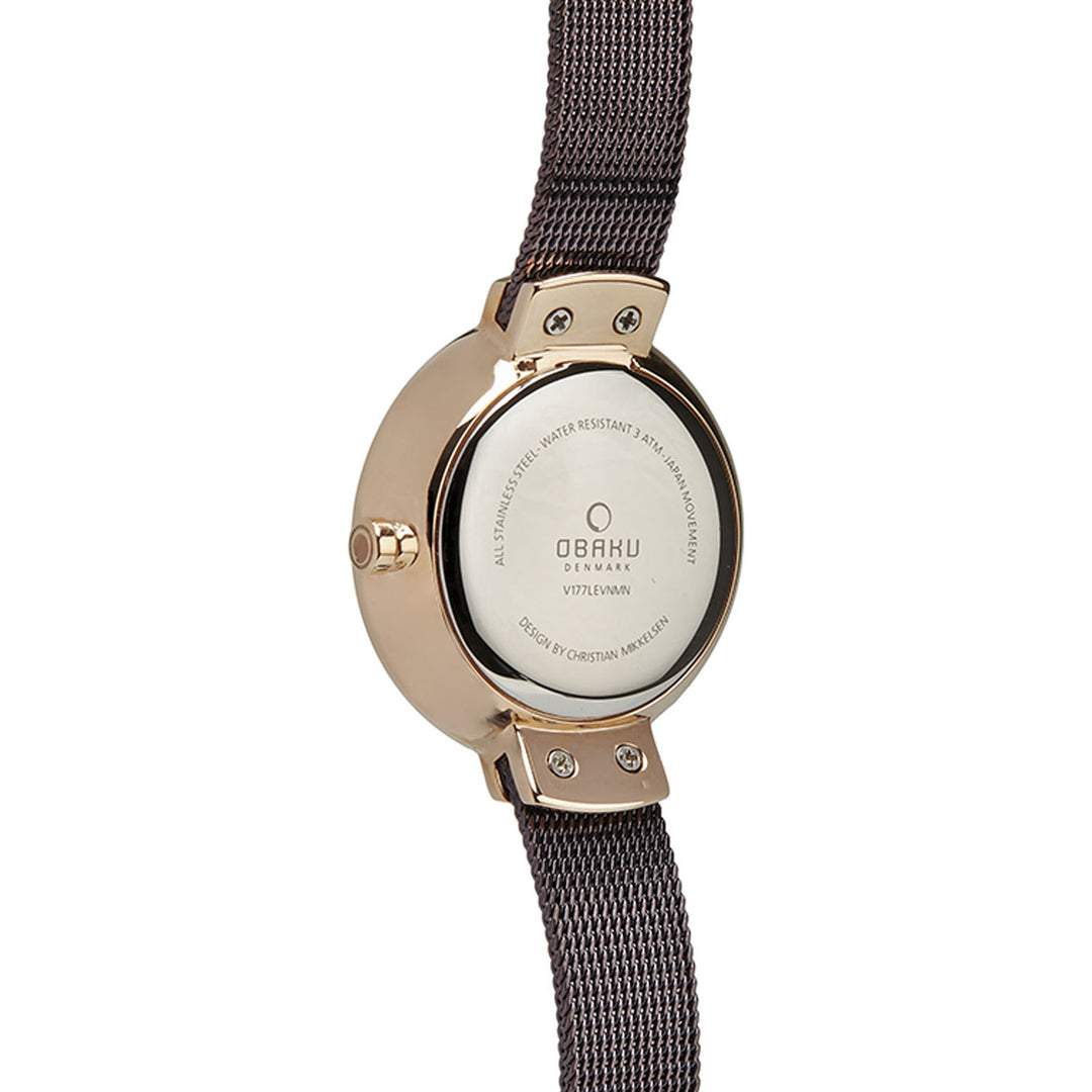 Varm Walnut Quartz Women's Watch - V177LEVNMN