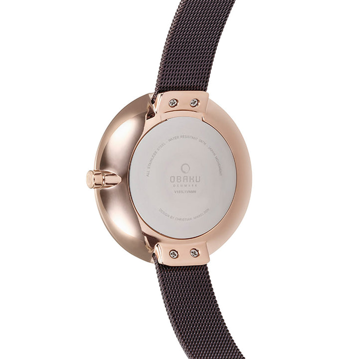 Sand Walnut Quartz Women's Watch -  V185LXVNMN