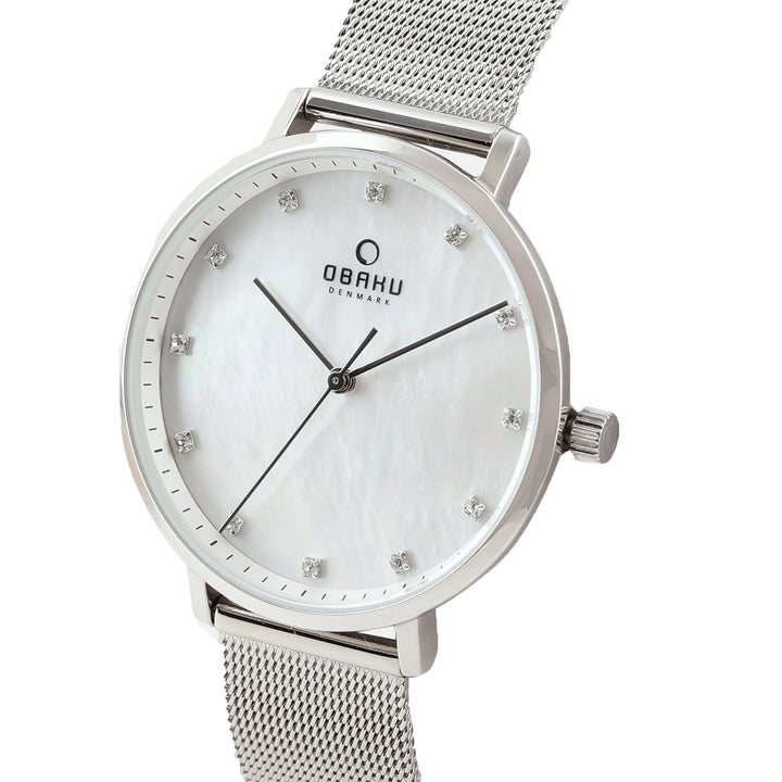 Vest Steel Quartz MOP Women's Watch - V186LXCWMC