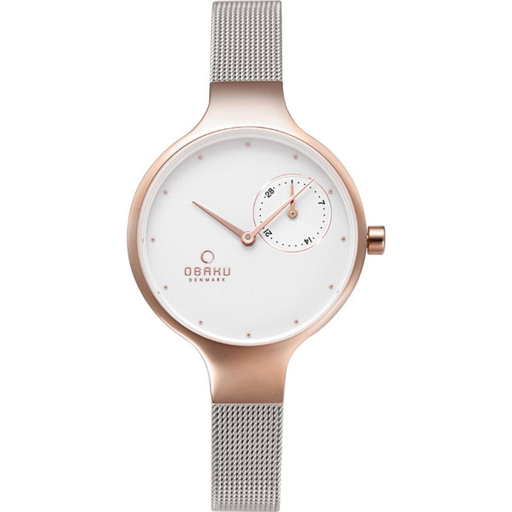 Eng Rose-Bi Quartz Women's Watch - V201LDVWMC