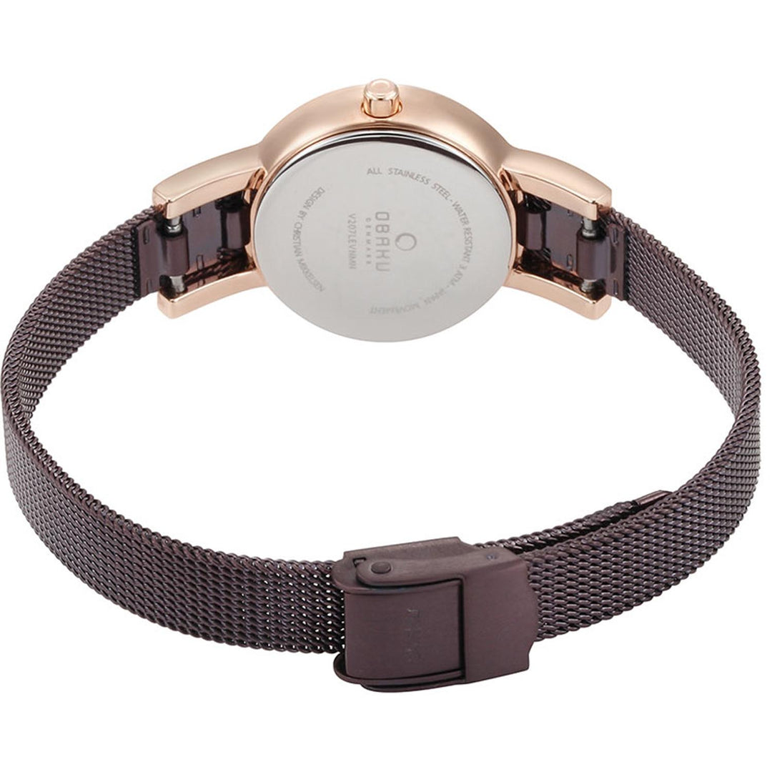 Lykke Walnut Quartz Women's Watch - V207LEVNMN