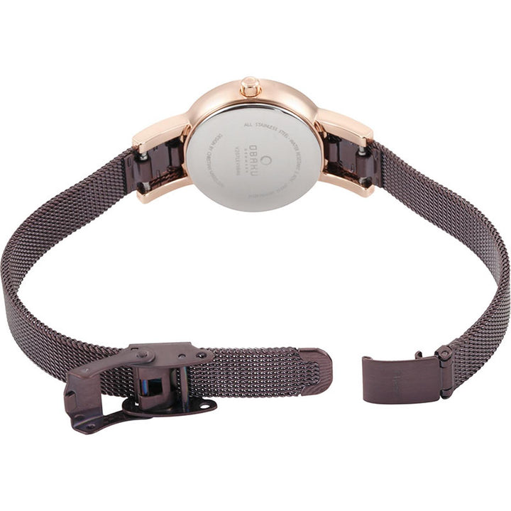 Lykke Walnut Quartz Women's Watch - V207LEVNMN