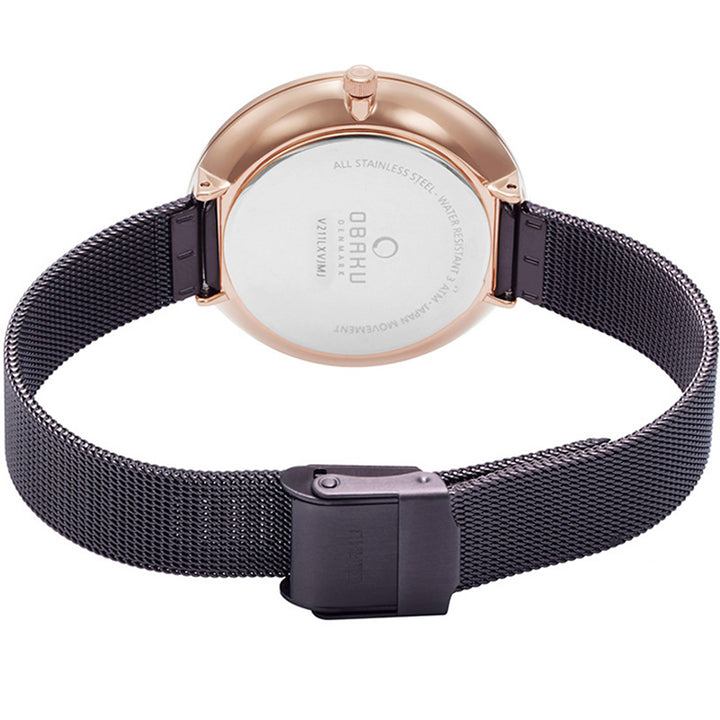 Viol Walnut Quartz Women's Watch - V211LXVNMN