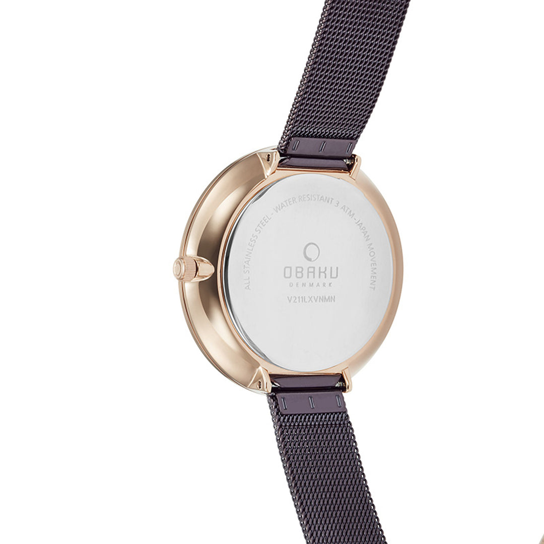 Viol Walnut Quartz Women's Watch - V211LXVNMN