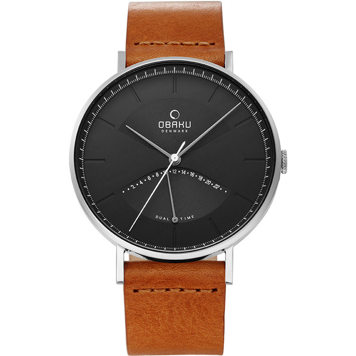 Elm Camel Dual Time Men's Watch - V213GUCURZ