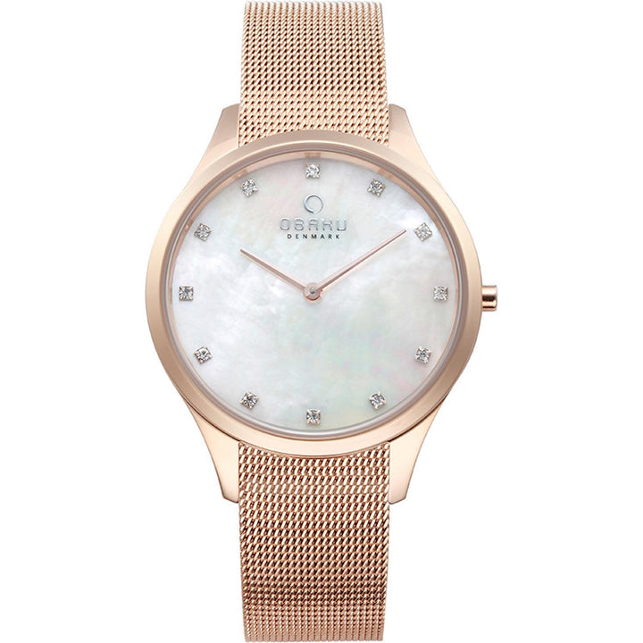 Fin Rose Quartz MOP Women's Watch - V217LXVWMV