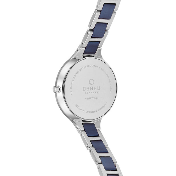 Iris Bluesteel Quartz MOP Women's Watch - V218LXCLSL