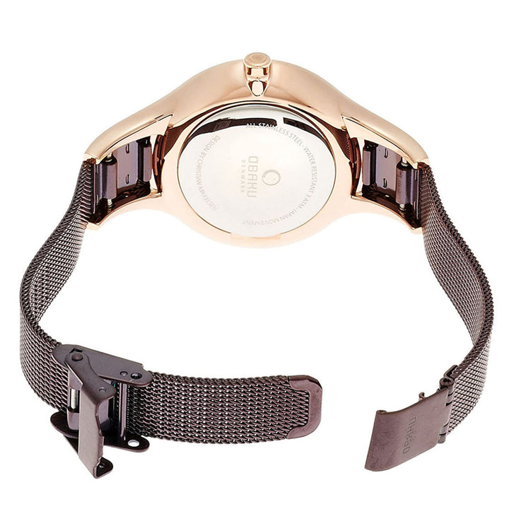 Kyst-Walnut Quartz Women's Watch - V228LXVNMN