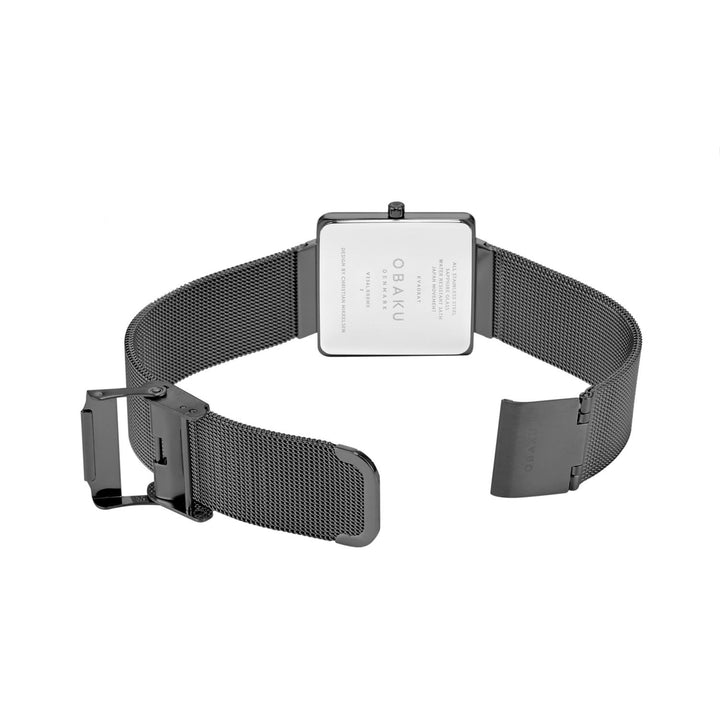 Kvadrat-Black Quartz Women's Watch - V236LXBBMB