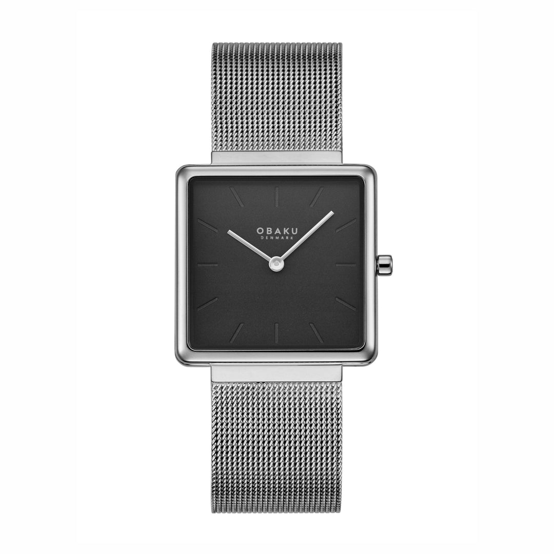 Kvadrat-Steel Quartz Women's Watch - V236LXUUMU