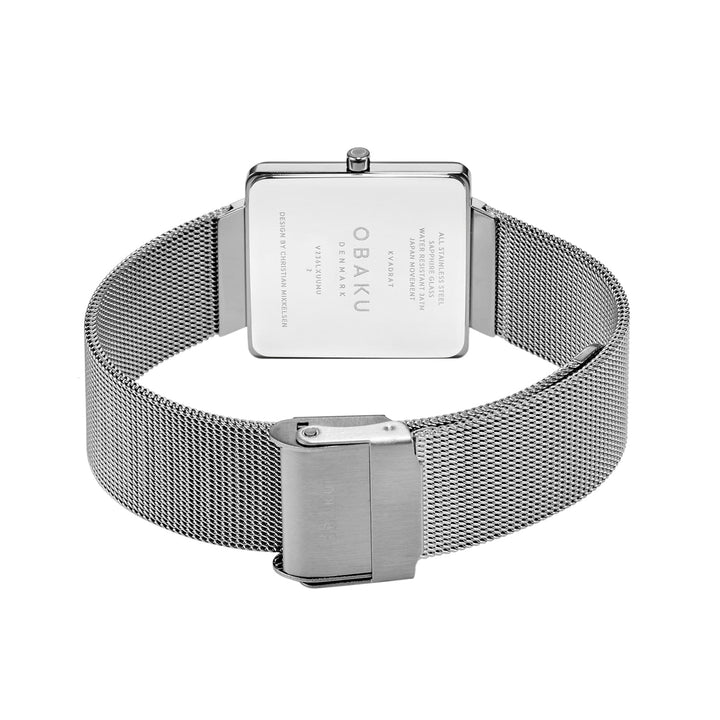 Kvadrat-Steel Quartz Women's Watch - V236LXUUMU