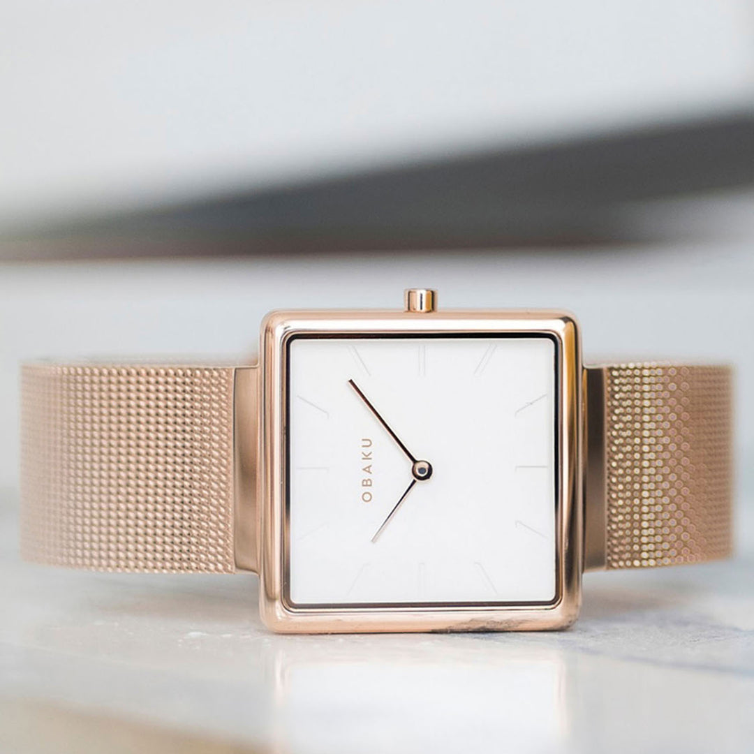 Kvadrat-Rose Quartz Women's Watch -  V236LXVIMV