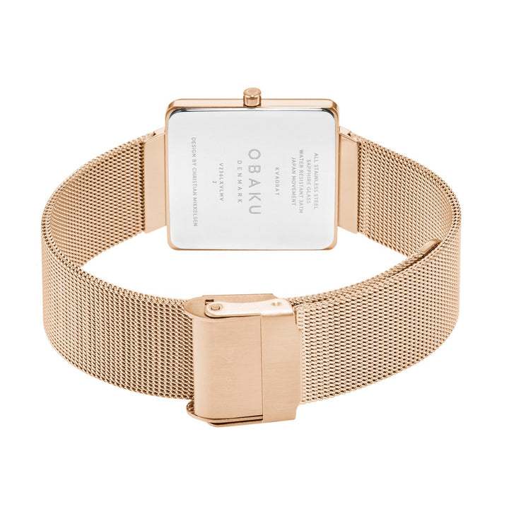 Kvadrat-Gold Quartz Women's Watch - V236LXVLMV