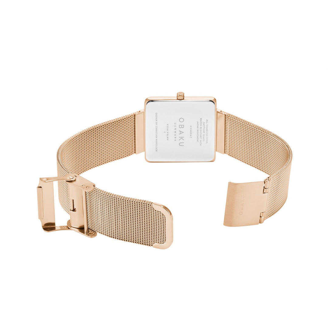 Kvadrat-Gold Quartz Women's Watch - V236LXVLMV