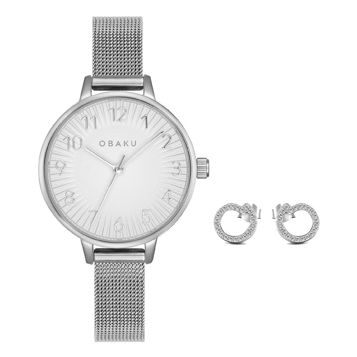 Syren-Steel Quartz Women's Watch - V237LXCIMC-EJEIS