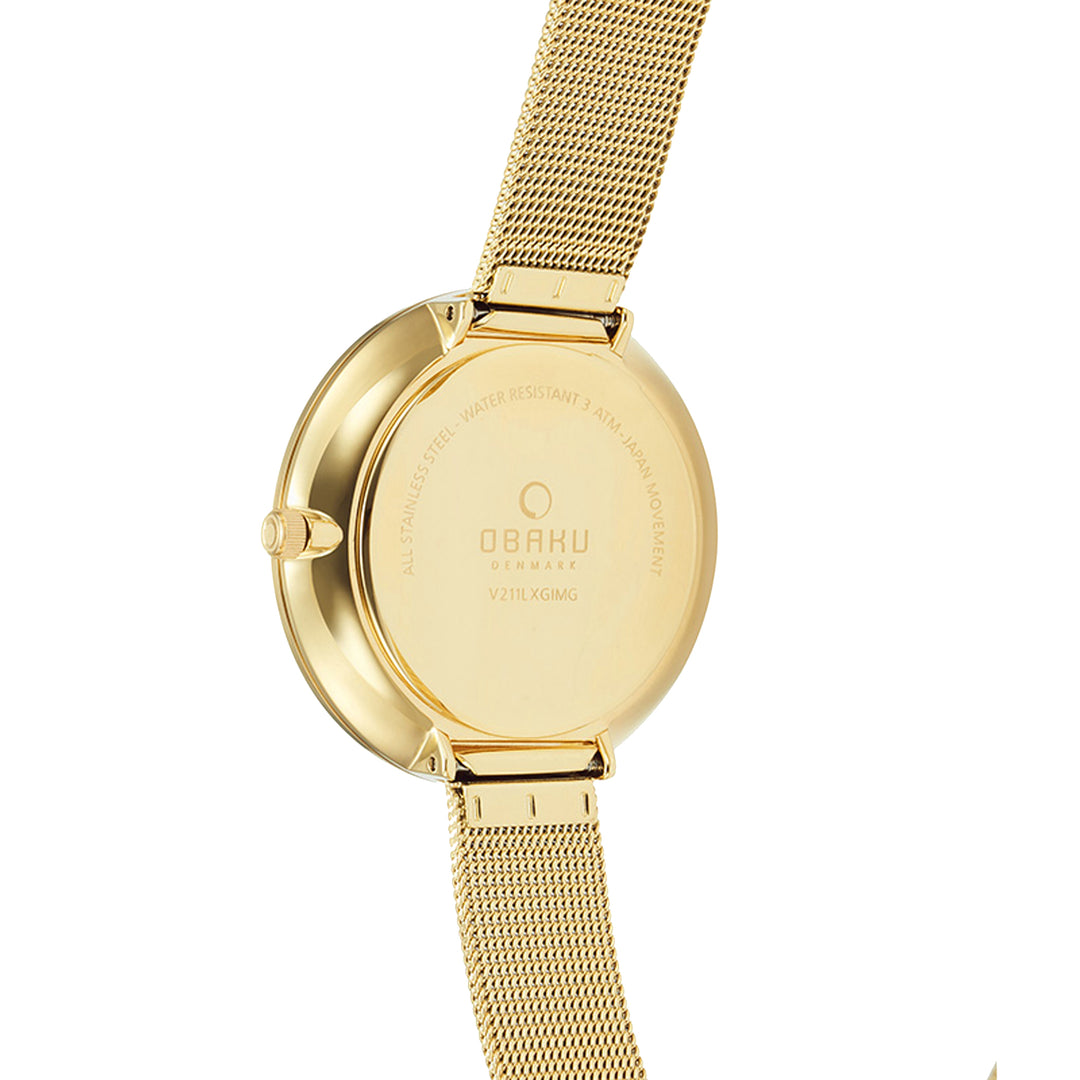 Stjerner-Gold Quartz Women's Watch - V238LXGWMG