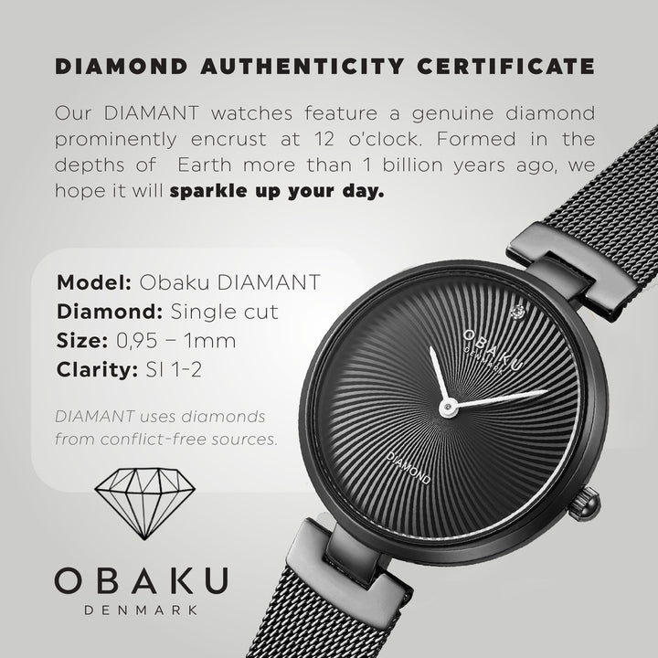 Diamant Quartz Women's Watch -  V256LXBBMB