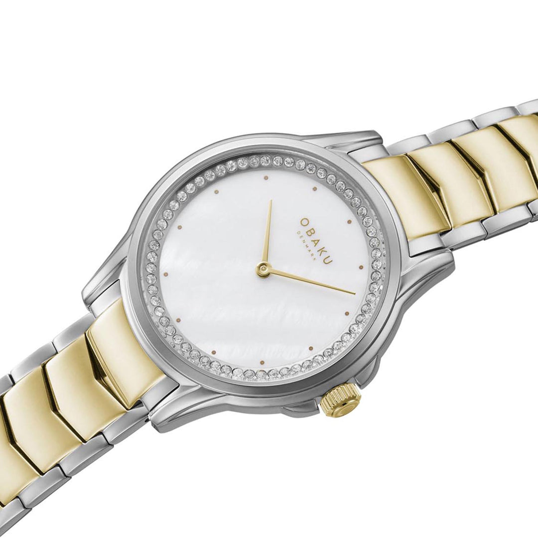 Jasmin Cream Quartz MOP Women's Watch - V261LECWSF