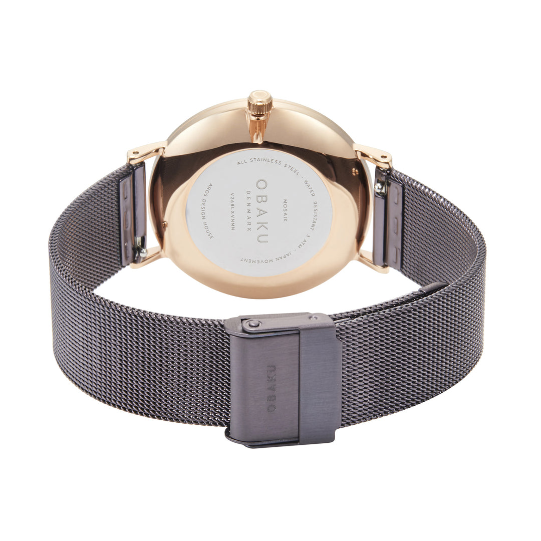 Mosaik Walnut Quartz Women's Watch -  V268LXVNMN