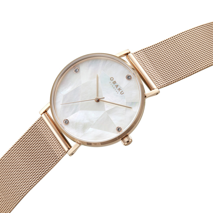 Mosaik Rose Quartz Women's Watch -  V268LXVWMV