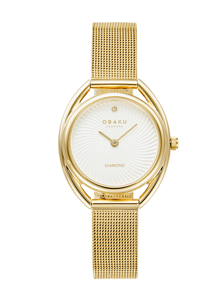 Juvel Gold Diamond Quartz Women's Watch -  V286LXGIMG