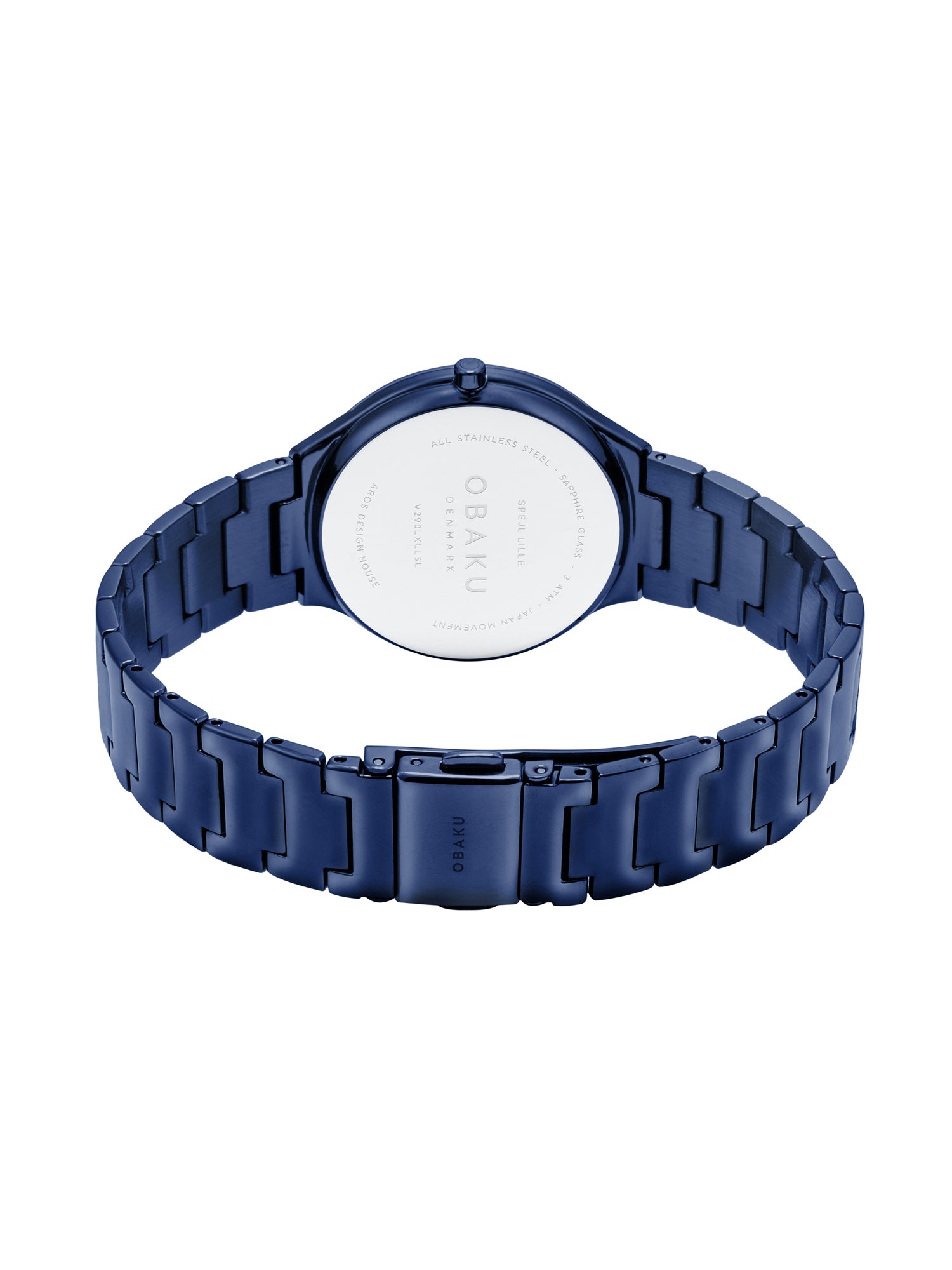【HYERES LOR】23SS★ Initial Name Clock SL Y LeatherBracelet Spejl Lille Blue Quartz Women's Watch - V290LXLLSL – Bizotico