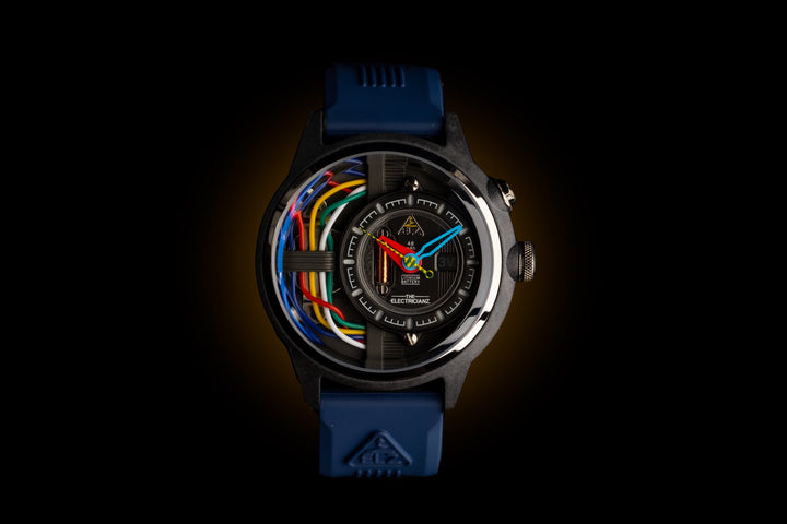 The Carbon Z Night Light Quartz Men's Watch - ZZ-A1A/03-CRB