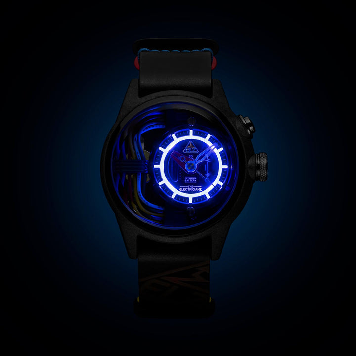 The Carbon Z Night Light Quartz Men's Watch - ZZ-A1A/03