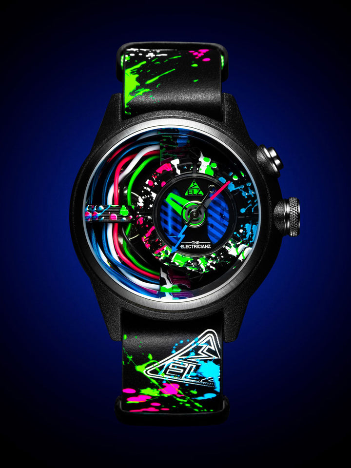 The Neon Z Limited Edition Night Light Quartz Men's Watch - ZZ-A1A/08-NLD