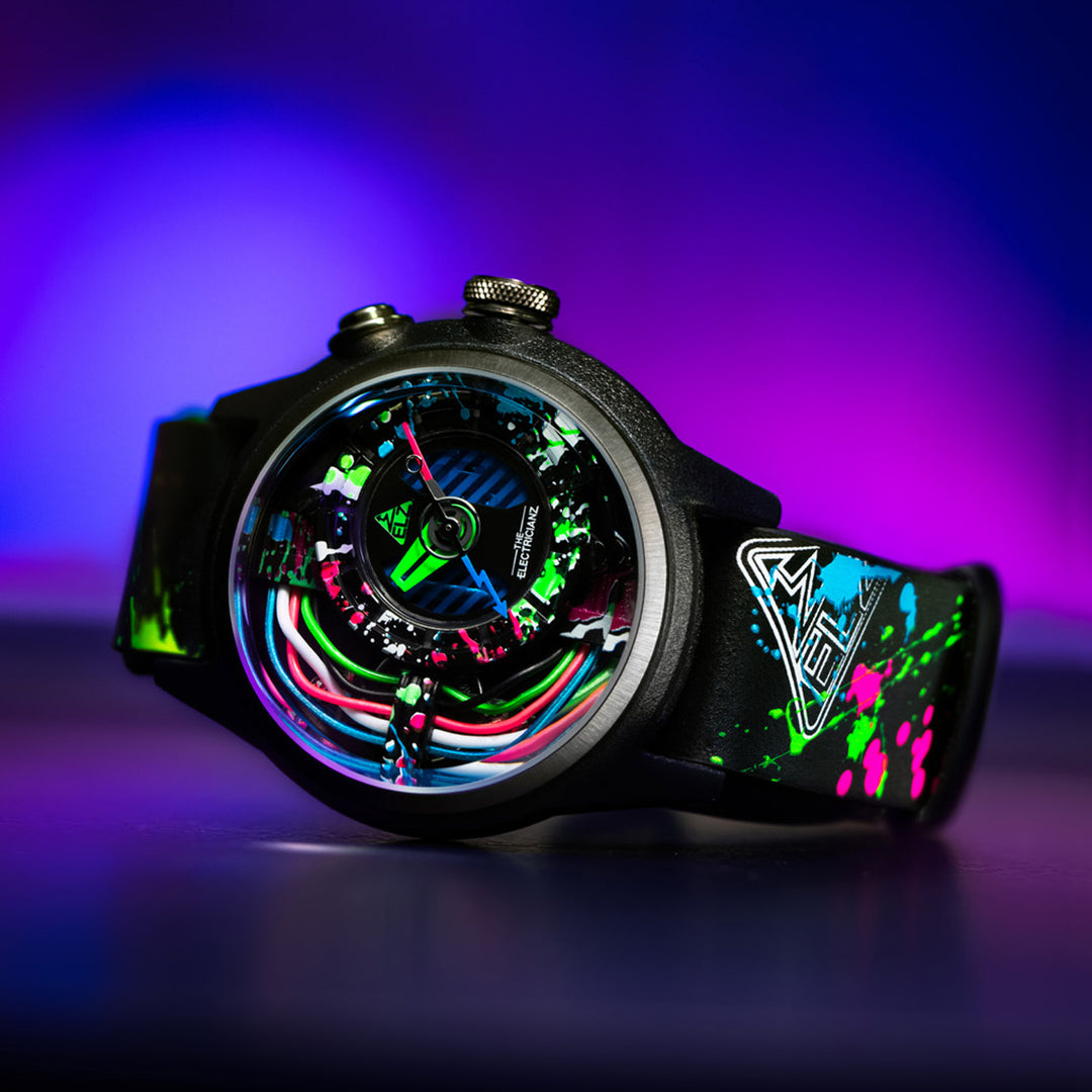 The Neon Z Limited Edition Night Light Quartz Men's Watch - ZZ-A1A/08-NLD