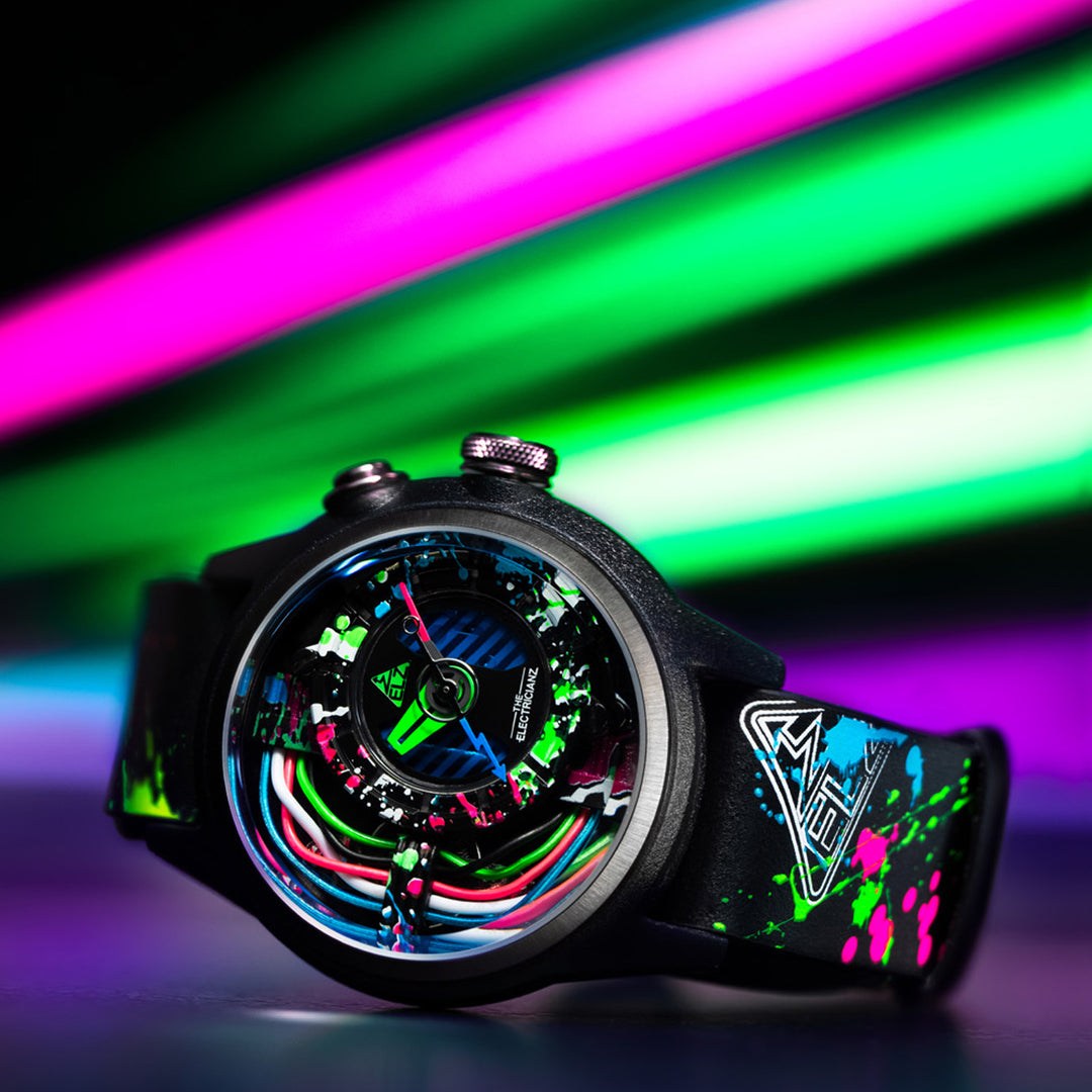 The Neon Z Limited Edition Night Light Quartz Men's Watch - ZZ-A1A/08-NLD