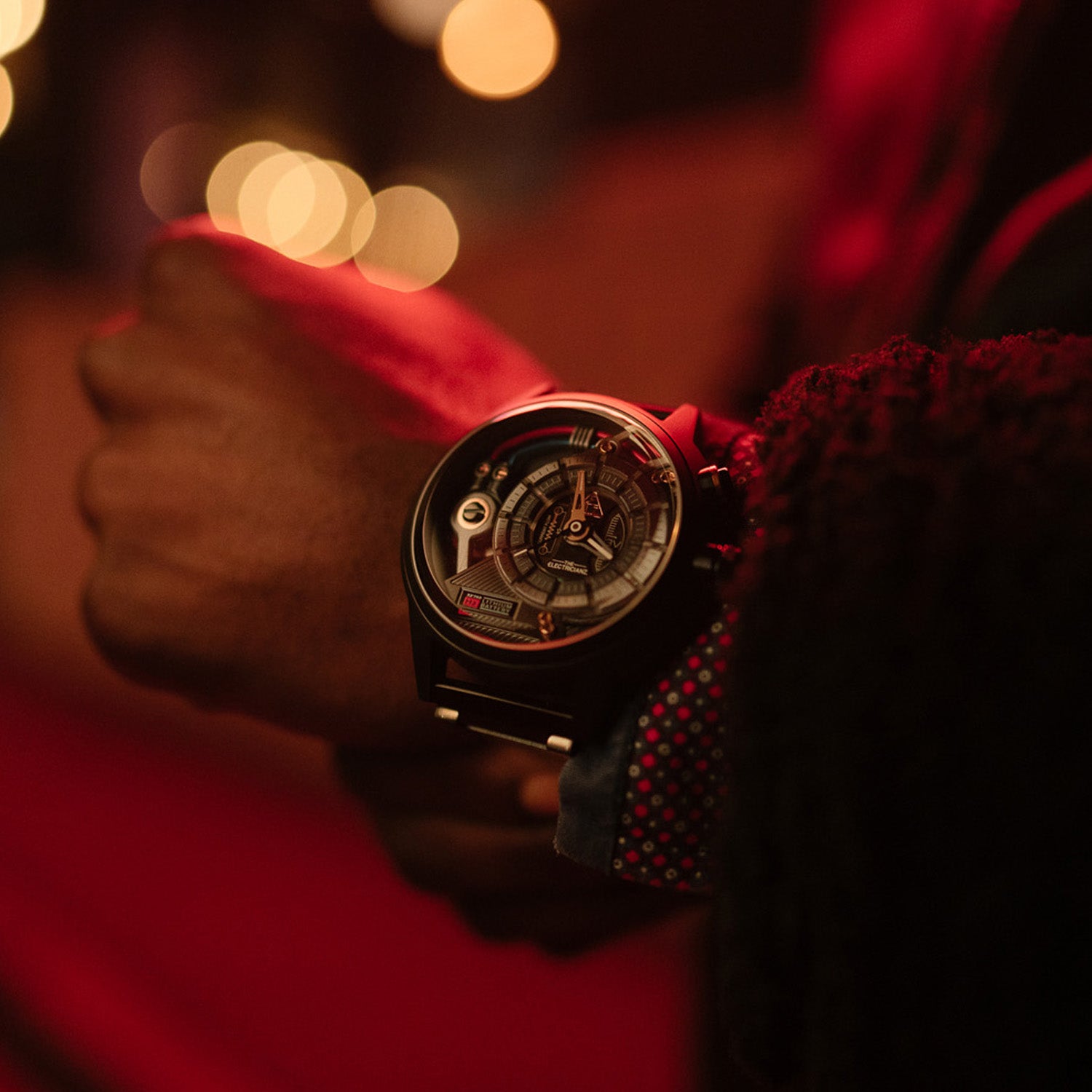 Dark Z Night Light Quartz Men's Watch - ZZ-A3C/05-MSD – Bizotico