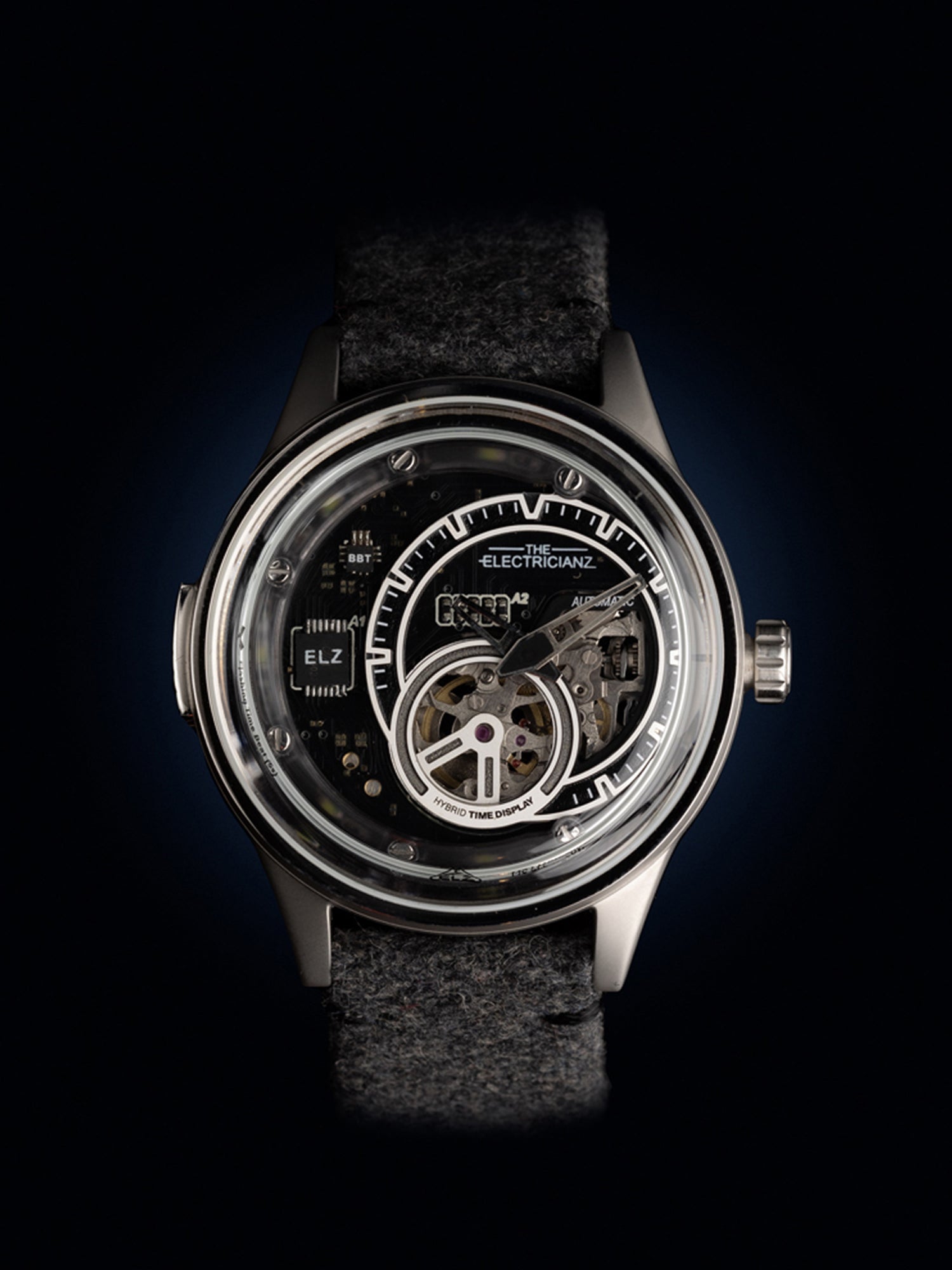 The Hybrid E-Code Night Light Automatic Men's Watch - ZZ-B1C/01